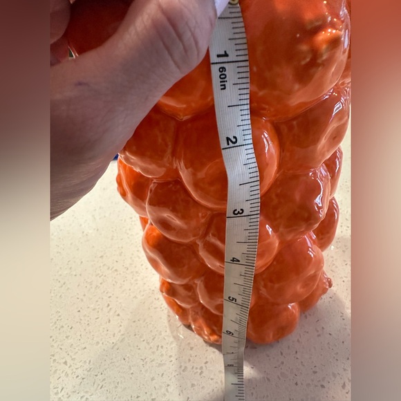 Michaels By Ashland Orange Vase NWT - Picture 7 of 9